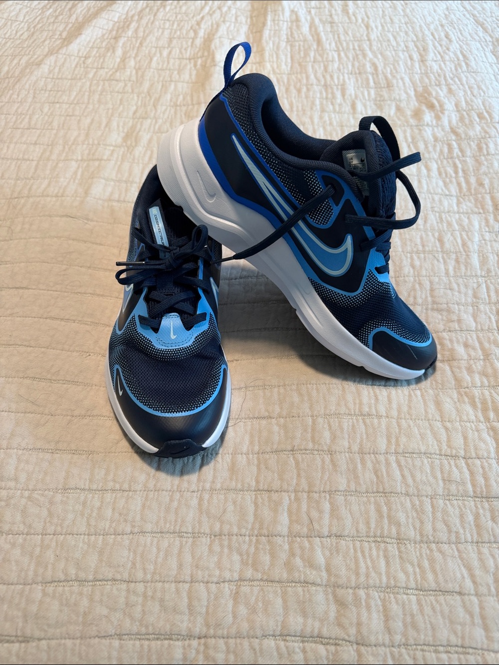 Nike Kids Cosmic Runner Navy & Light Blue Athletic Sneakers